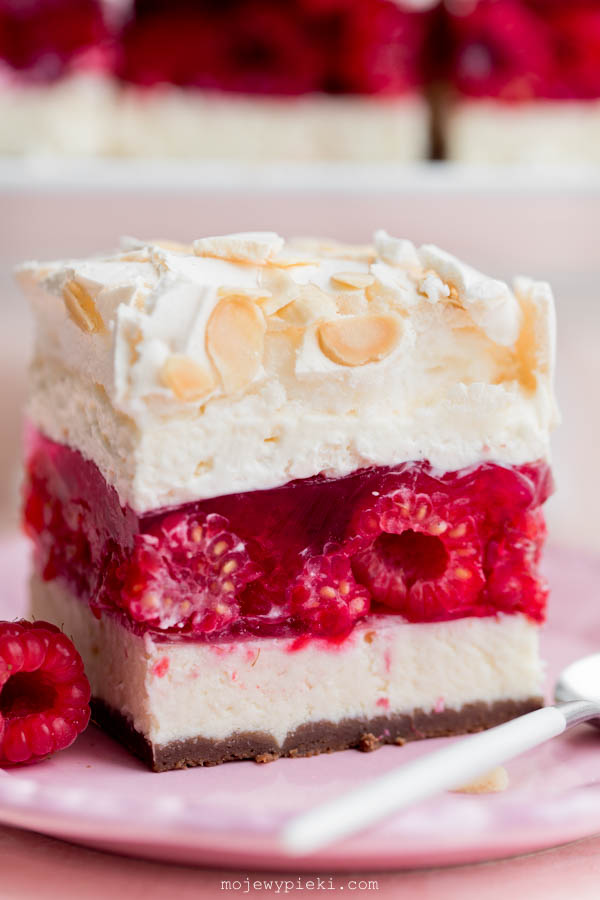 Raspberry Cloud Cheesecake