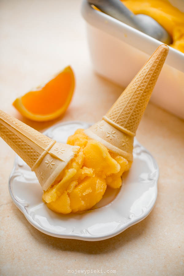 Orange sorbet