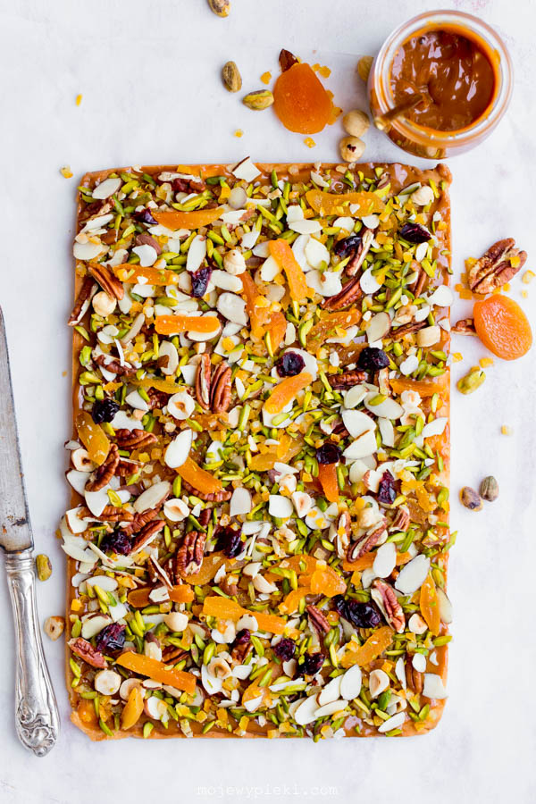 Dulce de leche mazurek