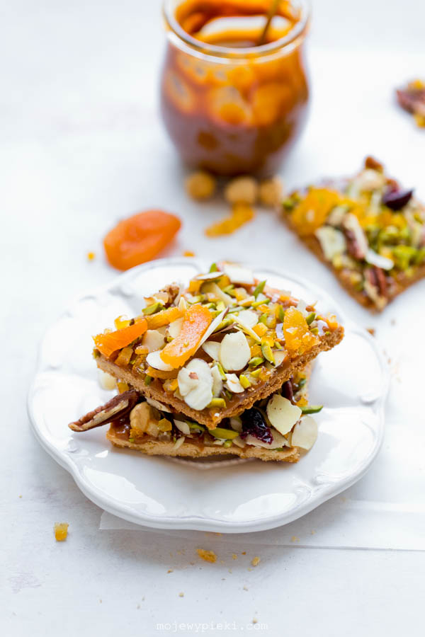 Dulce de leche mazurek