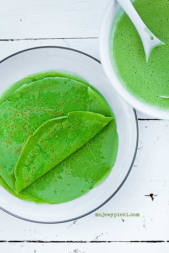 Spinach crepes