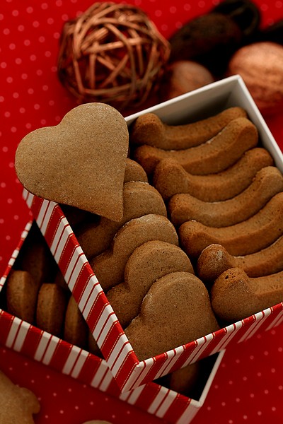 Quick gingerbread cookies