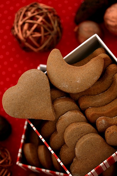 Quick gingerbread cookies