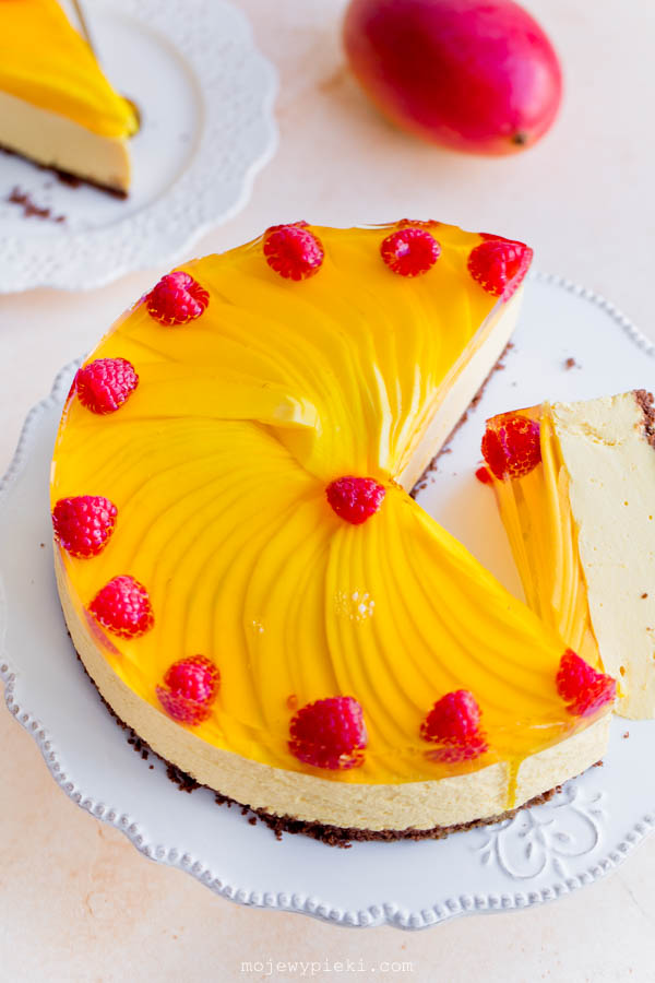 Easy mango cheesecake
