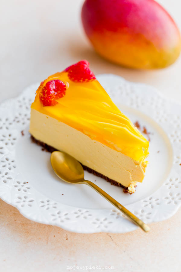 Easy mango cheesecake