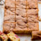 Buttermilk rhubarb cake with cinnamon sugar