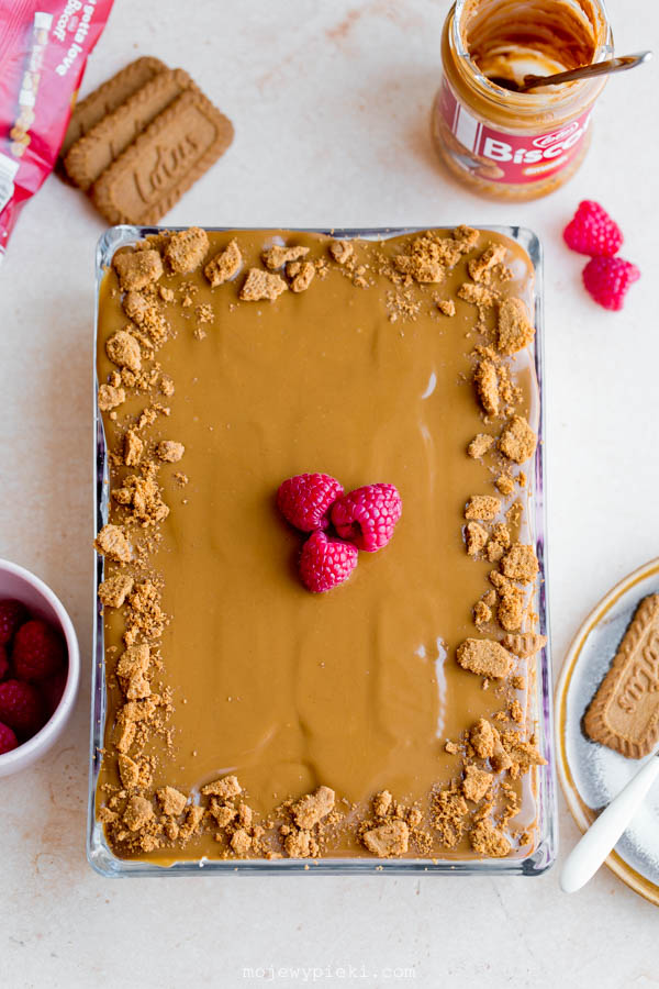 No-bake Lotus Biscoff cake