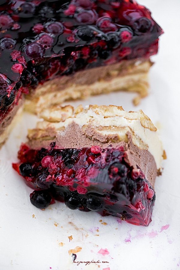 Glacier cake