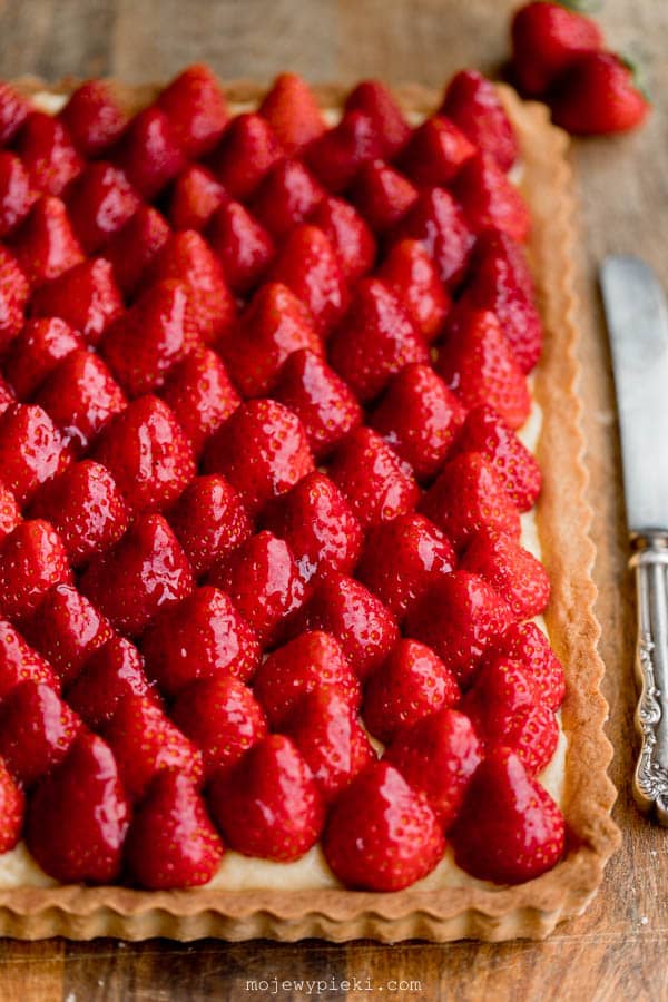 French strawberry tart