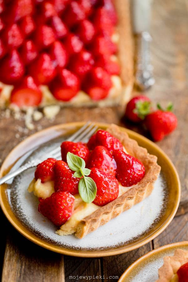French strawberry tart