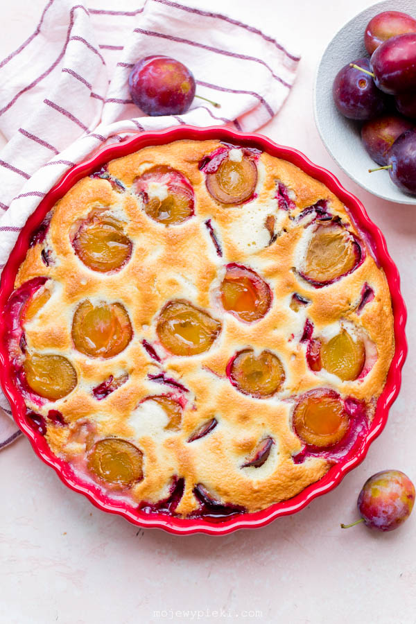 Plum clafoutis