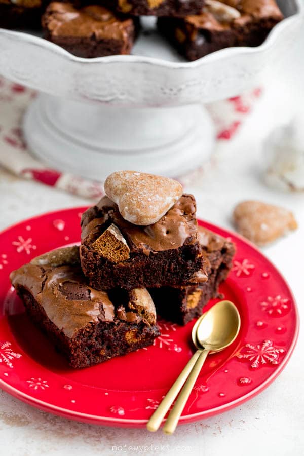 Gingerbread brownies