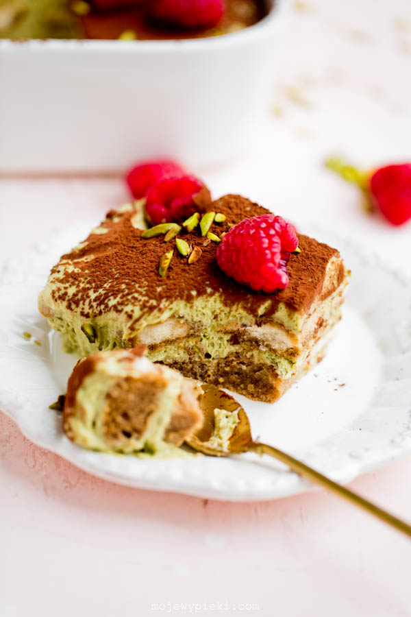 Pistachio tiramisu