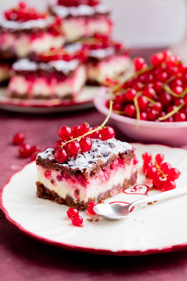 Redcurrant cheesecake
