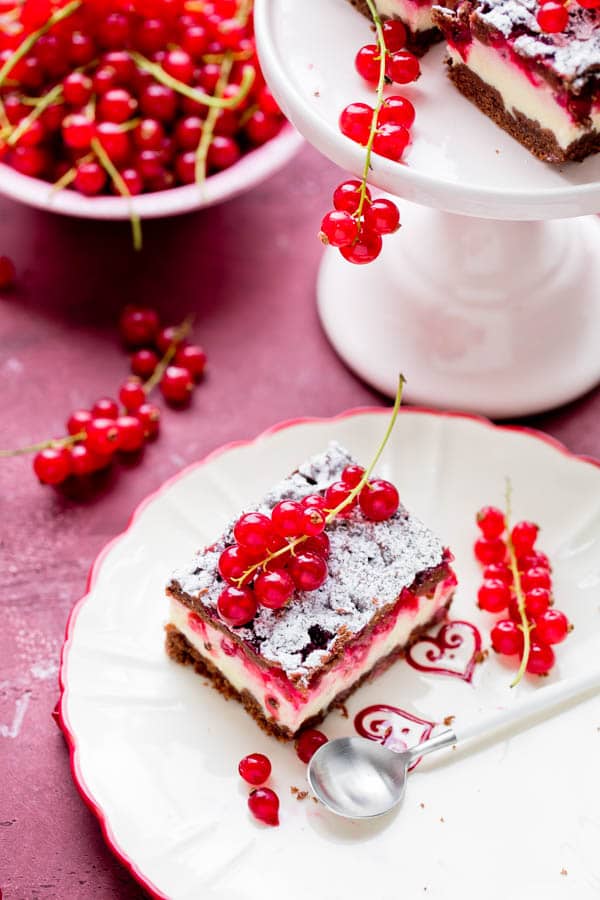 Redcurrant cheesecake