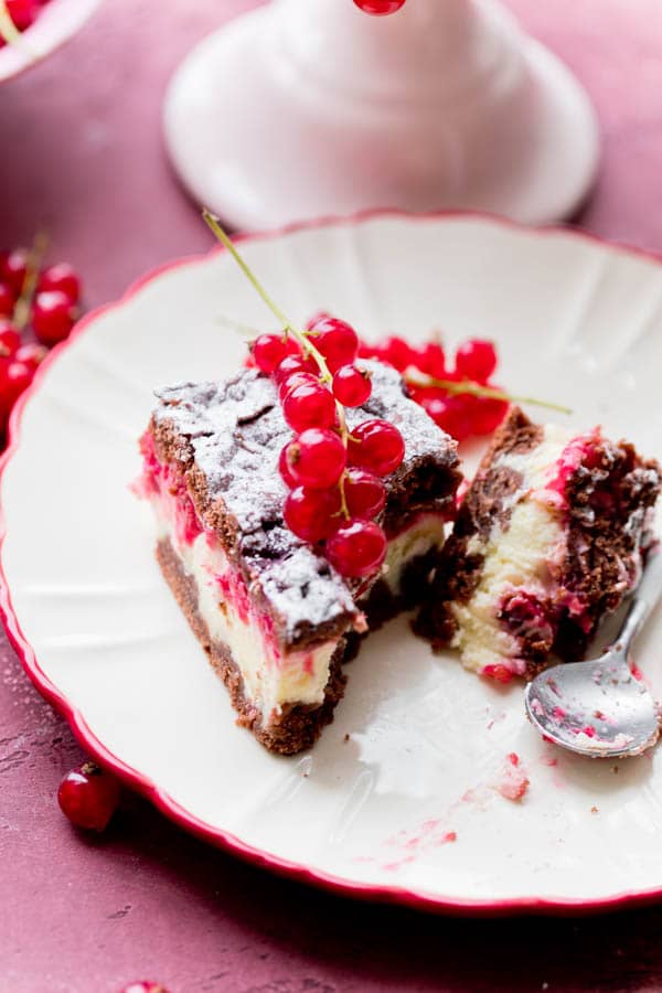 Redcurrant cheesecake