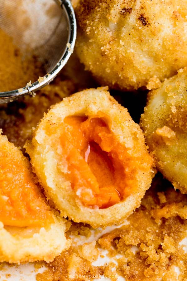 Austrian apricot dumplings
