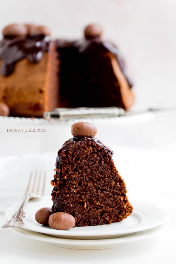 Chocolate and hazelnut Bundt cake