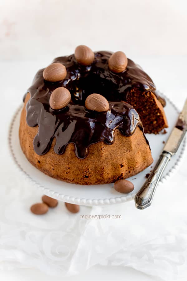 Chocolate and hazelnut Bundt cake