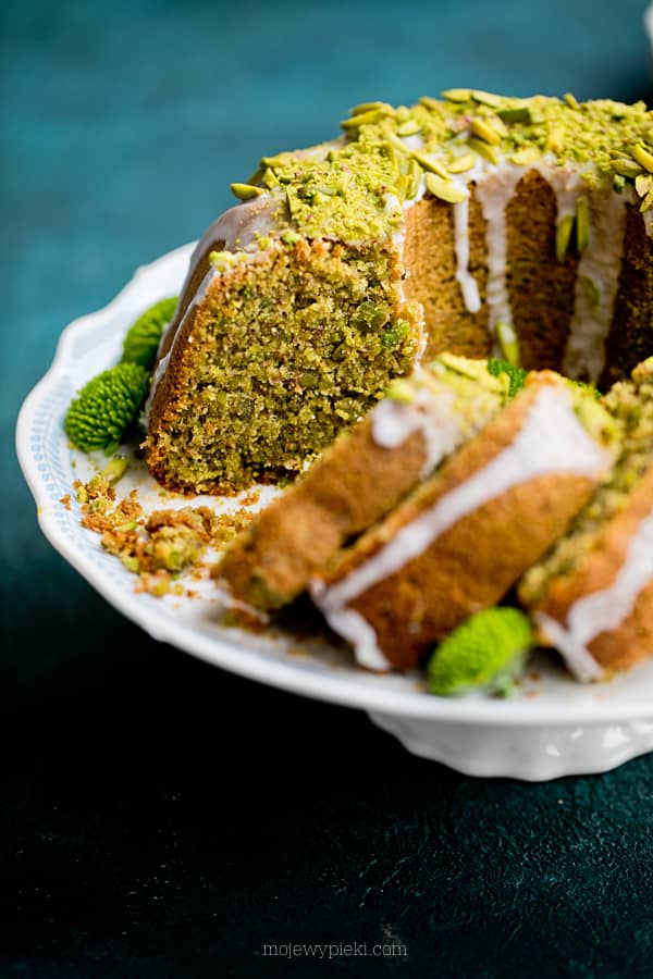 Pistachio Easter Bundt cake