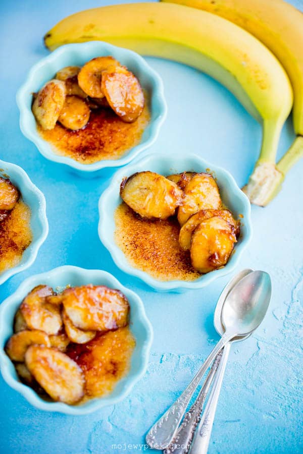 Banana crème brûlée