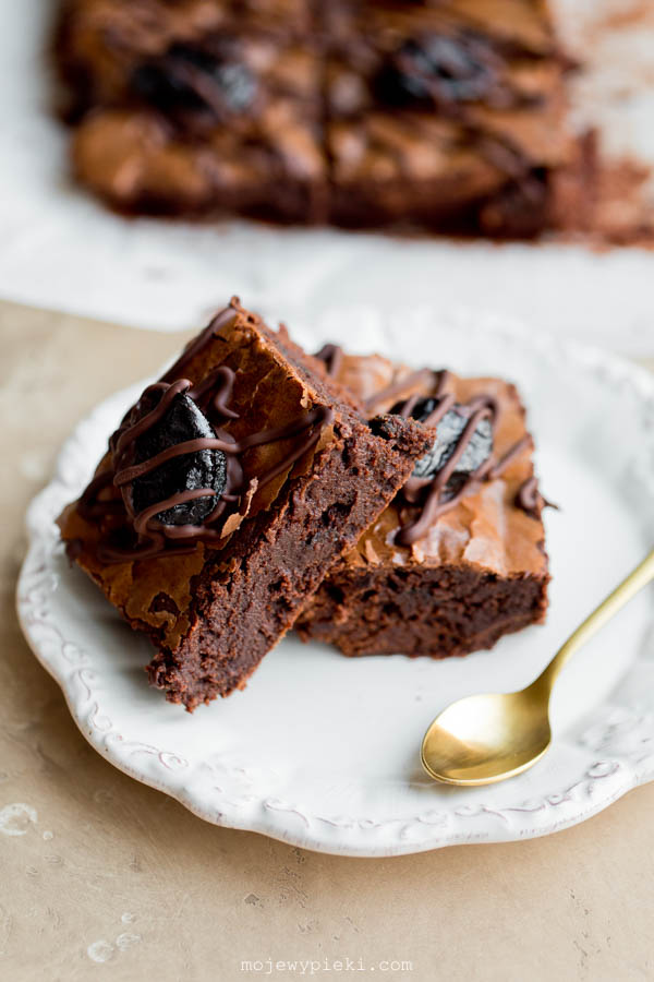 Prune in Chocolate brownies