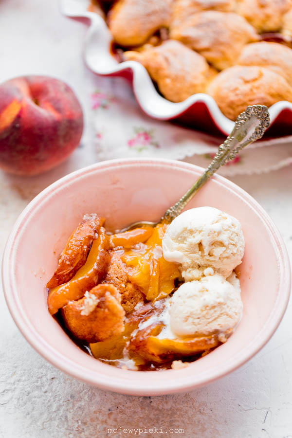 Peach cobbler