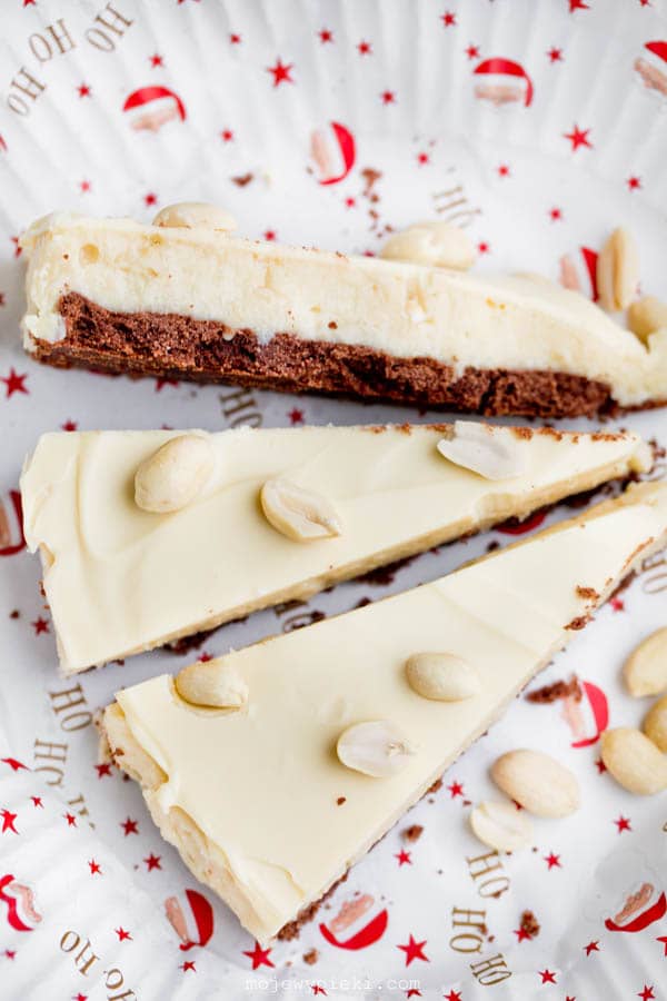 White Michałki cake