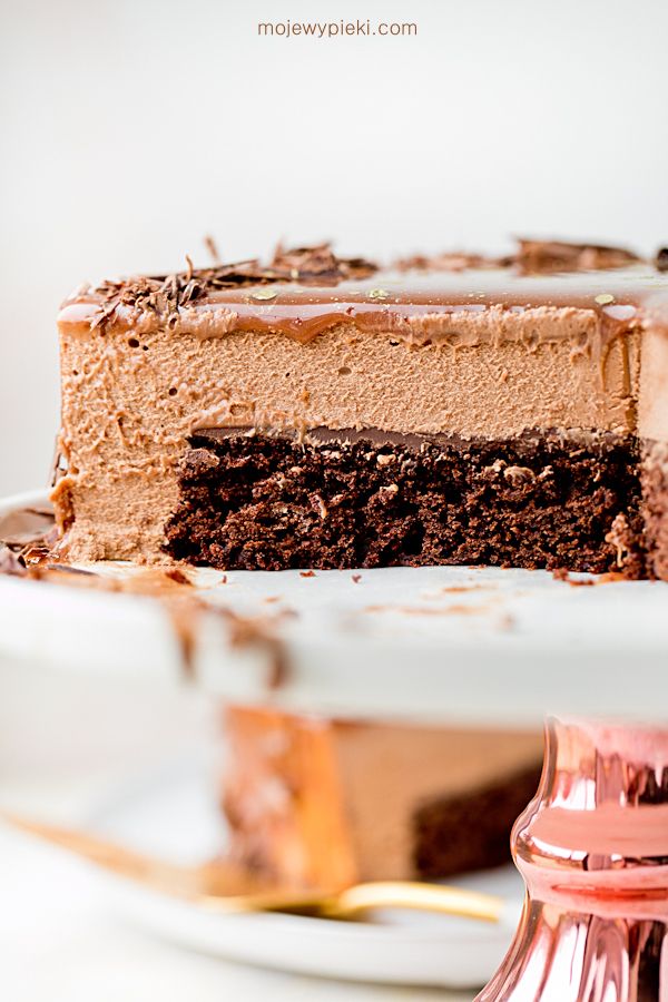 Nutella chocolate mousse cake