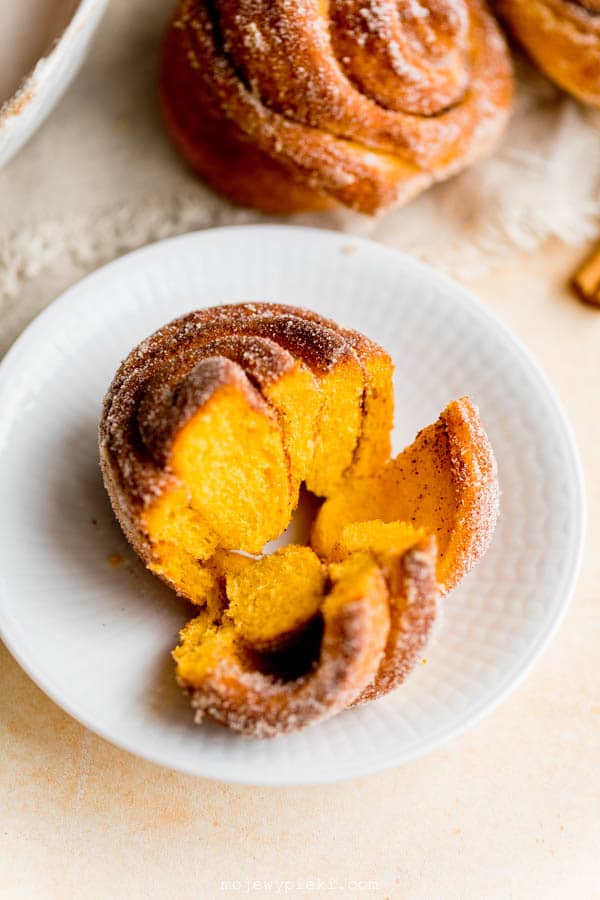 Pumpkin cinnamon sugar rolls