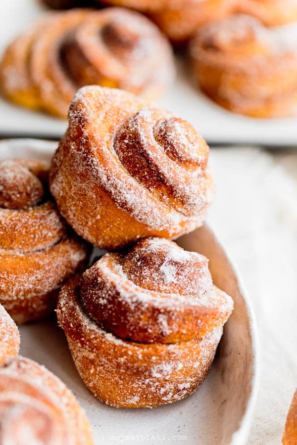 Pumpkin cinnamon sugar rolls