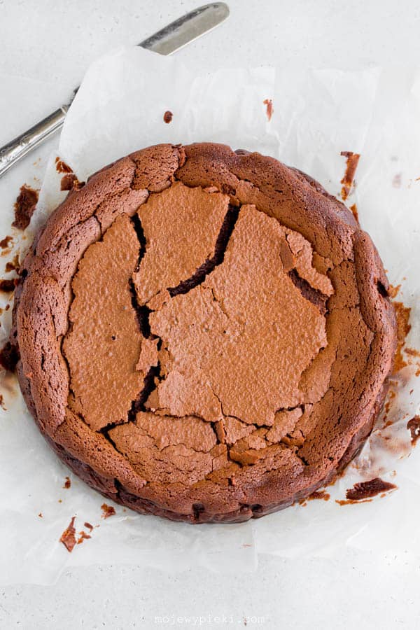Chocolate Basque cheesecake