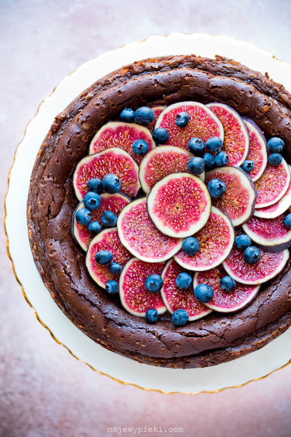 Chocolate Basque cheesecake