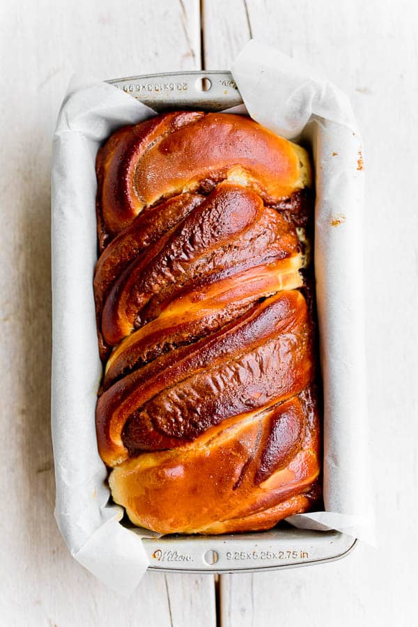 Dulce de leche brioche babka