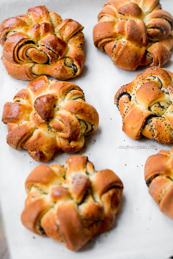Lemon and poppy seed twists