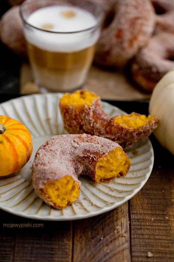 Pumpkin ring doughnuts