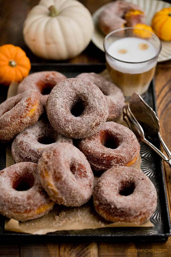 Pumpkin ring doughnuts