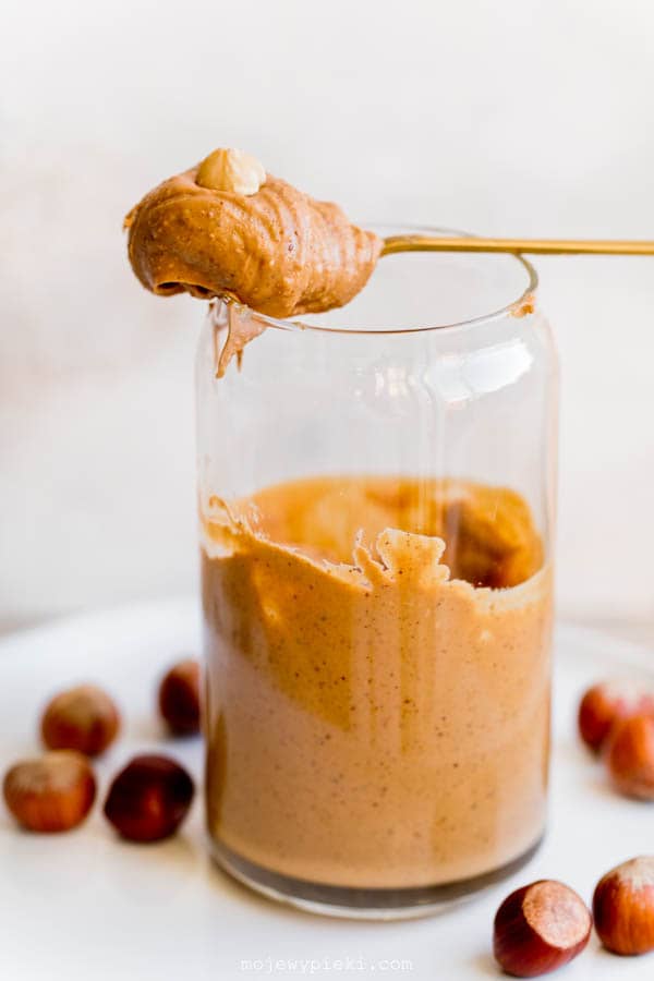 Homemade hazelnut cream