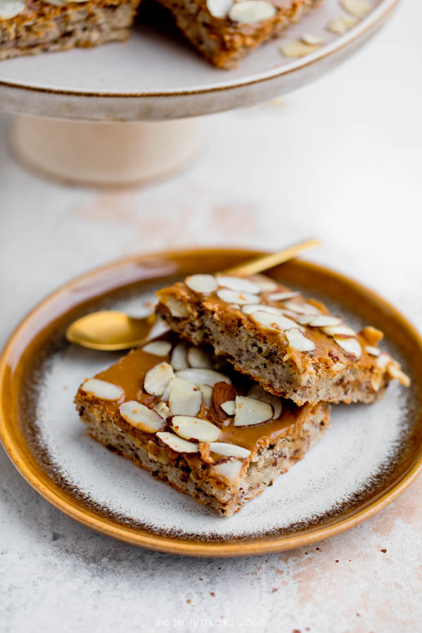 Bosnian mazurek with hazelnuts, almonds and chocolate