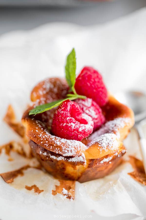 Mini Basque cheesecakes