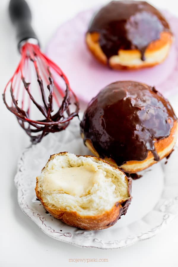 Boston cream doughnuts
