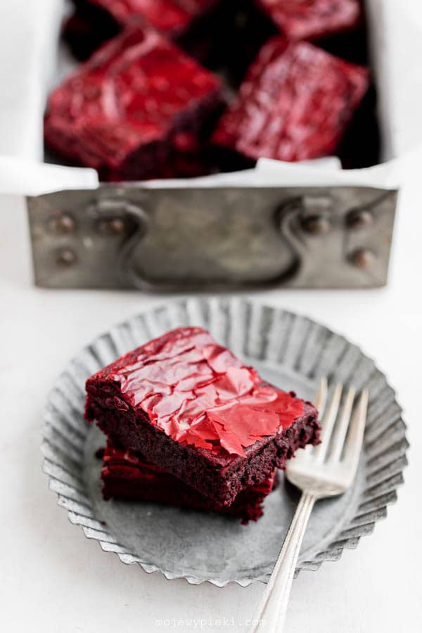 Red Velvet brownies