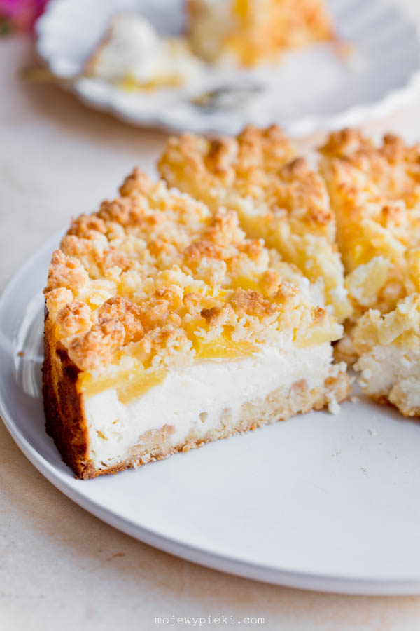 Pineapple and coconut cheesecake