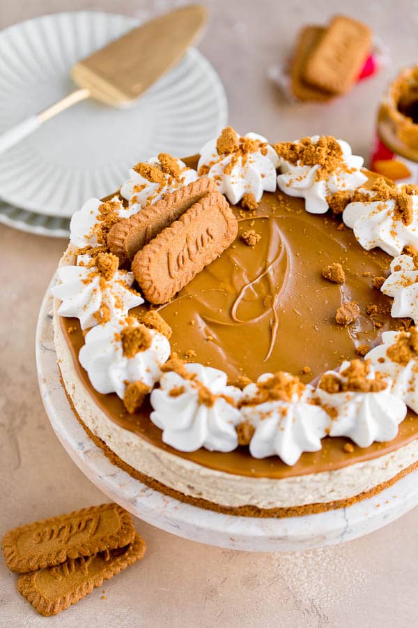 Lotus Biscoff cheesecake