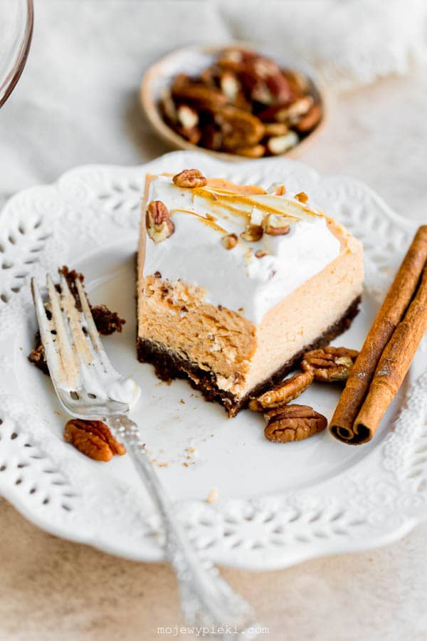 Sweet potato cheesecake with toasted marshmallow meringue