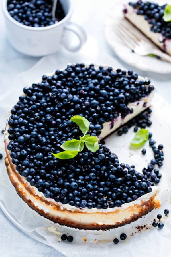 Blueberry cheesecake