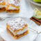 Polish apple pie with meringue topping