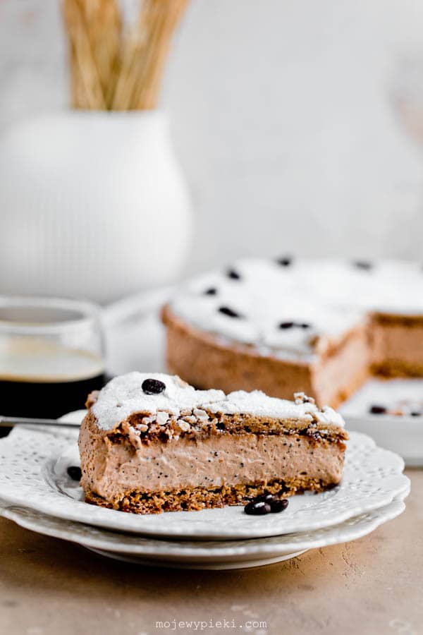 Hazelnut and coffee meringue torte
