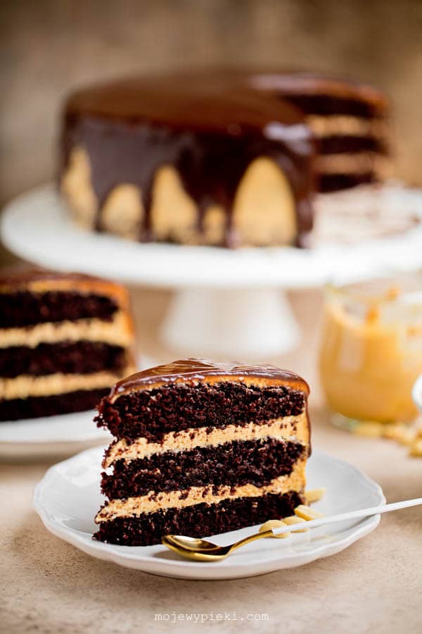 Chocolate peanut butter cake
