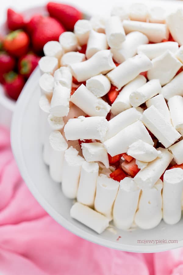 Strawberry Concorde cake